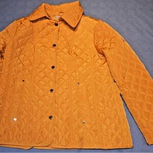 Michael Kors Quilted Orange Puffer Jacket